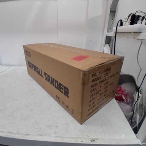 ELECTRIC DRYWALL POLE SANDER FOR POPCORN CEILING/WALL WITH VACUUM DUST COLLECTOR - 900W - 8.5A - 800-2100 RPM - YELLOW (MODEL: 225/DWSR-3103YBL-NK) image 4