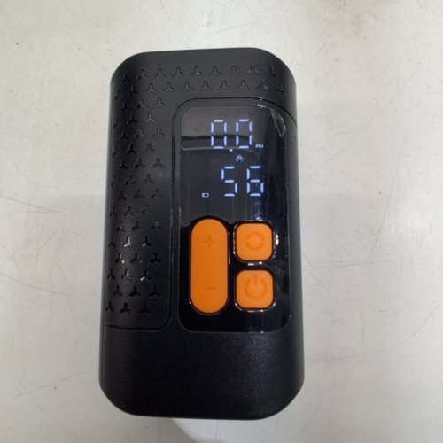 PORTABLE BIKE TIRE INFLATOR - 5 V/1A, 3-160 PSI - BLACK / ORANGE (MODEL: A5) image 2