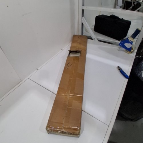 SNHOMEE GARMENT CLOTHING RACK WITH WHEELS - GOLD (MODEL: USCRHLRBGD80) image 3