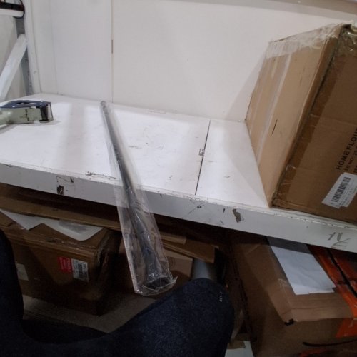 QILERR SPRING TENSION ROD - 41"-75" - BLACK image 2