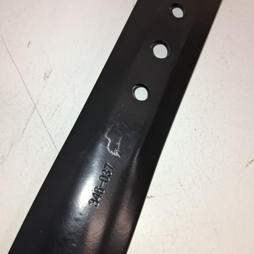 STENS TOOTHED BLADE MOWER REPLACEMENT BLADE FOR TORO MOWERS - 22" - BLACK (MODEL: 346-037) image 3