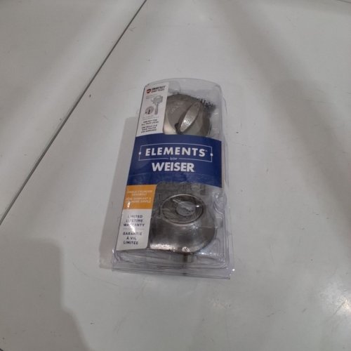 SAFELOCK BY WEISER SINGLE CYLINDER DEADBOLT - SATIN CHROME image 4