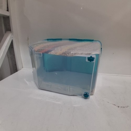 STARFRIT LOCKNLOCK STORAGE CONTAINER - 12L - TEAL/CLEAR image 4