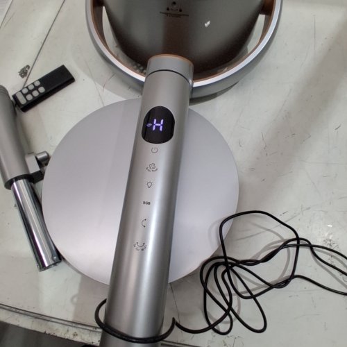 DREO POLYFAN 508S PEDESTAL AIR CIRCULATOR FAN WITH REMOTE AND AMBIENT LIGHTING - 35.04" TALL - 20DB - SILVER (MODEL: DR-HPF008S) image 2