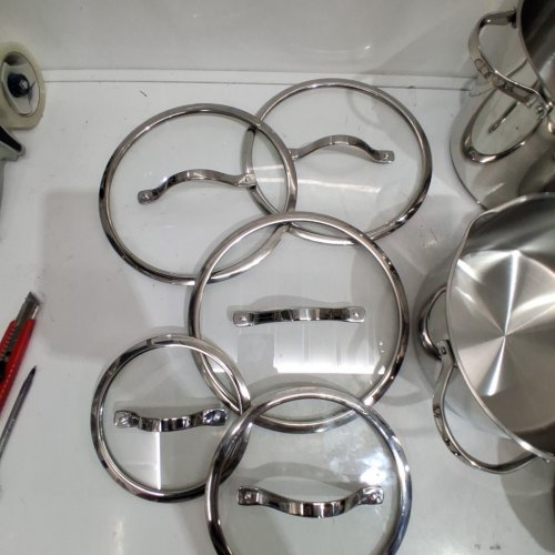 14PC TRAMONTINA TEMPO TRI-PLY BASE STAINLESS STEEL COOKWARE SET - STAINLESS STEEL (MODEL: 80154/012DS) image 3