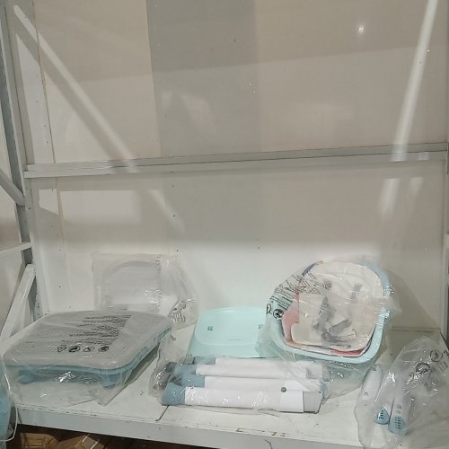 INFANS 8-IN-1 CONVERTIBLE GROWING HIGH CHAIR WITH TABLE - 38" FULL HEIGHT - BABY BLUE (MODEL: AD10031CL) image 2