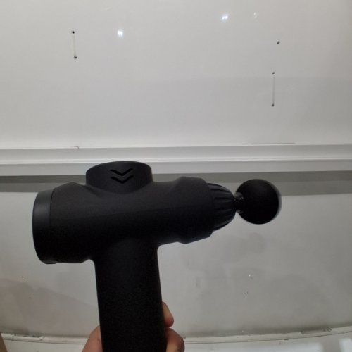 6PC AERLANG HANDHELD DEEP TISSUE PERCUSSION MASSAGE GUN - BLACK (MODEL: EM9) image 3