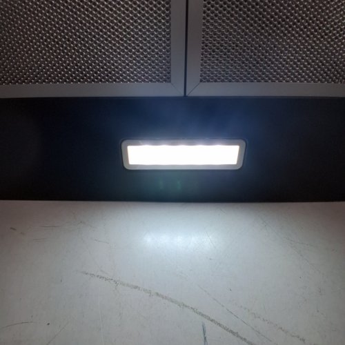 COMFEE' UNDER CABINET DUCTED/DUCTLESS CONVERTIBLE SLIM VENT RANGE HOOD, WITH 3 SPEED EXHAUST FAN AND 2 LED LIGHTS-30" -BLACK-(MODEL:CVU30W4ABB) image 2