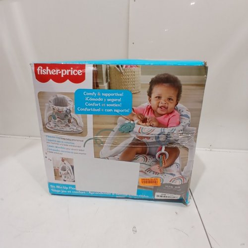 FISHER PRICE DELUXE SIT ME UP FLOOR SEAT - RAINBOW SHOWERS image 4