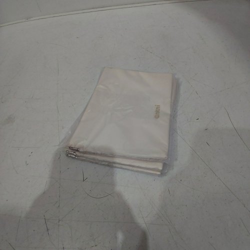 3PC ONKNI RECTANGULAR MAGNETIC CLOSURE SMALL POUCHES - 7" X 5" - CREAM image 3