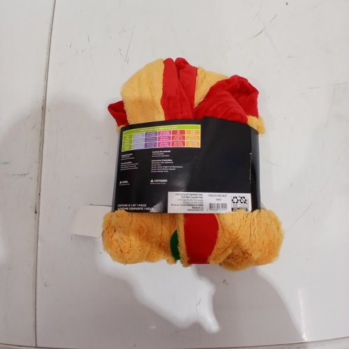 BABY PALAMON ONE-PIECE HOTDOG COSTUME - 0-6 MONTHS - BROWN/RED/GREEN/YELLOW image 3