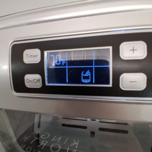 FRIGIDAIRE XL DIGITAL ICE MAKER - MAKES 40LBS/DAY - STAINLESS STEEL (MODEL: EFIC452-SS-CU) image 2