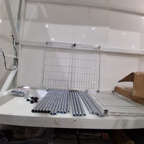 ULIF FREESTANDING ADJUSTABLE 6 TIER GARMENT RACK - 71.4" X (70 - 88.2") X 14" - SILVER (MODEL: UHK0163W) image 3
