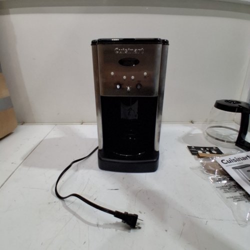 CUISINART BREW CENTRAL 12-CUP PROGRAMMABLE COFFEE MAKER - BLACK/STAINLESS STEEL (MODEL: DCC-1200C) image 3
