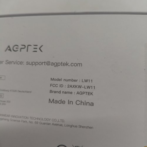 AGPTEK SMARTWATCH - DARK BLUE (MODEL: LW11) image 5