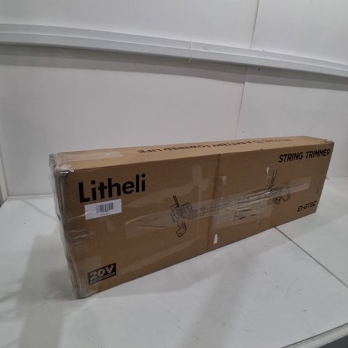 LITHELI CORDLESS STRING TRIMMER - 12" - 20V - GREY (MODEL: E1-GTBC) image 6