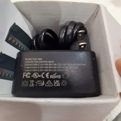 GAN PRO 8-PORT DESKTOP FAST CHARGER, 268W - BLACK (MODEL: YMS-008) image 4