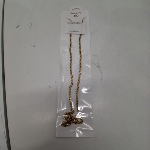 ADULTS FASHION JEWELRY 60 LINK CHAIN NECKLACE - GOLD-TONE image 2