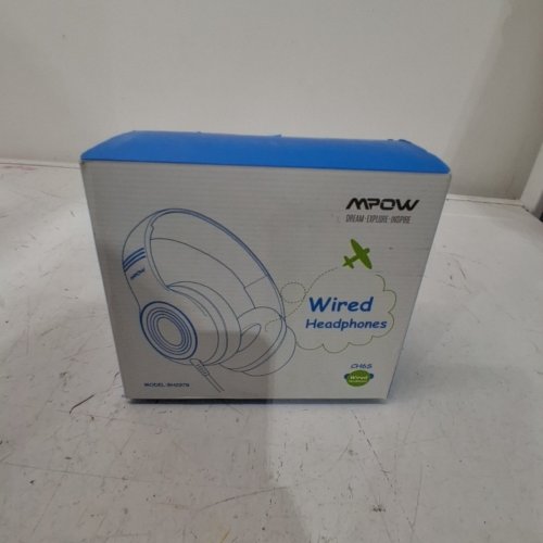 KID'S MPOW WIRED HEADPHONES - RED/BLACK (MODEL:BH297B) image 3
