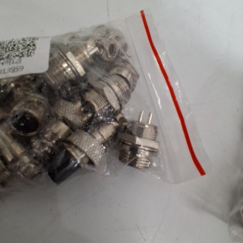 20PK 2-PIN AVIATION PLUG WIRE CONNECTORS - MALE-FEMALE, 12 MM - SILVER image 4