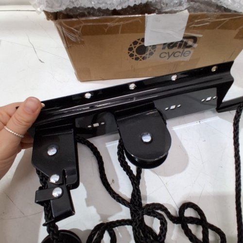 RAD CYCLE PRODUCTS HEAVY DUTY BIKE LIFT HOIST FOR CEILINGS UP TO 12FT, 100LBS MAX - BLACK (MODEL:83-DT5235) image 3