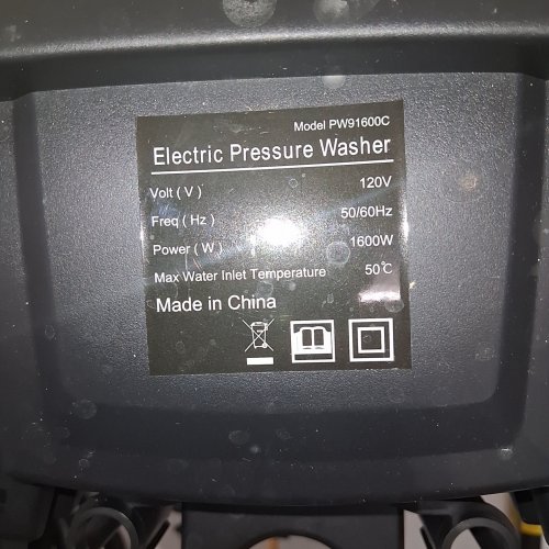 PRESSURE WASHER HIGH PRESSURE CLEANING MACHINE WITH 4 QUICK CONNECT NOZZLES - 20FT HOSE / 35FT CORD - 5000PSI - YELLOW/BLACK (MODEL: G5163-YELLOW / G5168-Y2) image 3