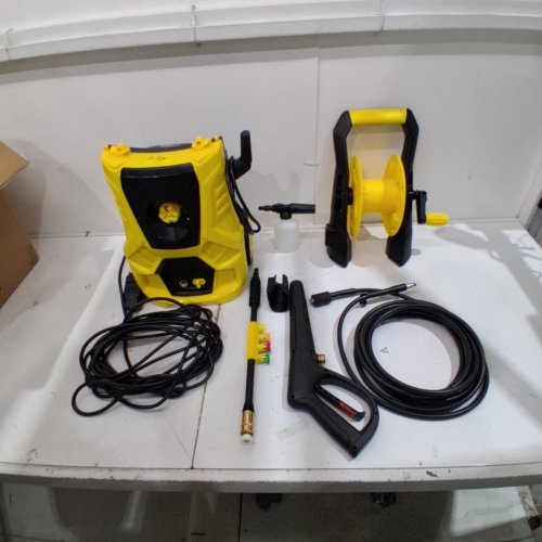 PRESSURE WASHER HIGH PRESSURE CLEANING MACHINE WITH 4 QUICK CONNECT NOZZLES - 20FT HOSE / 35FT CORD - 5000PSI - YELLOW/BLACK (MODEL: G5163-YELLOW / G5168-Y2) image 4