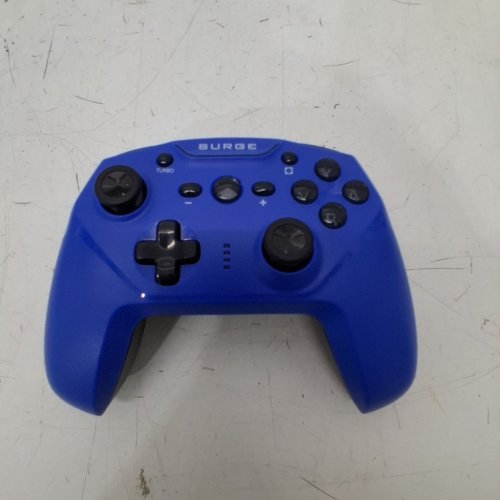 SURGE THIRD PARTY WIRED XBOX GAME CONTROLLER - BLUE image 3