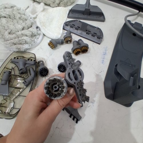 BISSELL STEAM MOP AND CLEANER HEAVY DUTY 3-IN-1 HANDHELD STEAMER FOR INDOOR/OUTDOOR USE (MODEL: 2685B) image 6