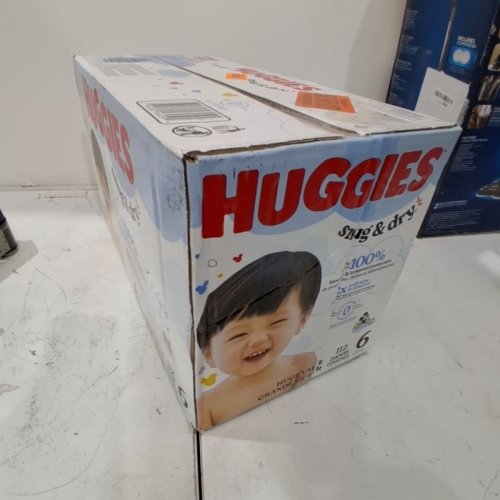 112PK HUGGIES SNUG AND DRY DIAPERS - SIZE 6 (35+LBS) - DISNEY MICKEY MOUSE (MODEL: 56459) image 2