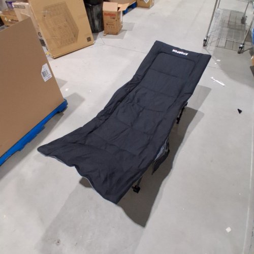 ATORPOK FOLDING PORTABLE CAMPING COT - 450LB CAPACITY - BLACK (MODEL: DXR-CC7008-2BT) image 2