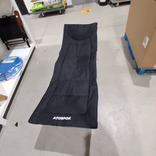 ATORPOK FOLDING PORTABLE CAMPING COT - 450LB CAPACITY - BLACK (MODEL: DXR-CC7008-2BT) image 3
