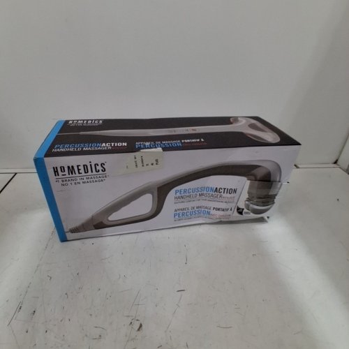 HOMEDICS PERCUSSION ACTION HANDHELD MASSAGER WITH HEAT - GREY - (MODEL: HHP-350B-CA) image 3