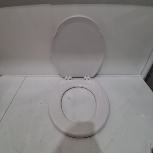 CENTOCO ROUND CENTOCORE MOLDED HEAVY DUTY TOILET SEAT - 17" - WHITE (MODEL: DS700-001) image 3