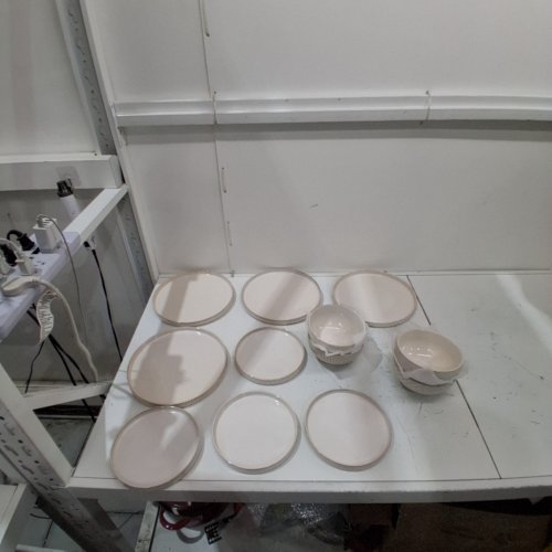 GETSTAR DINNERWARE SETS, PLATES AND BOWLS SETS MICROWAVE DISHWASHER SAFE - 10.5” DISH + 8” DISH + 6” BOWL - BEIGE (MODEL: HAR832) image 2