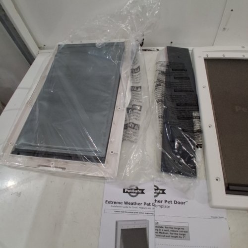 PETSAFE EXTREME WEATHER DOG AND CAT DOOR ALUMINUM FRAME PET DOOR (MODEL: ZPA00-16849) image 3