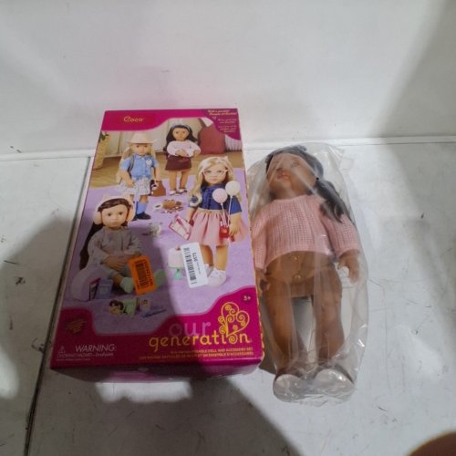 OUR GENERATION CHOCOLATE MAKER DOLL "COCO" POSABLE BAKER DOLL - 18" (MODEL:BD31806Z) image 3