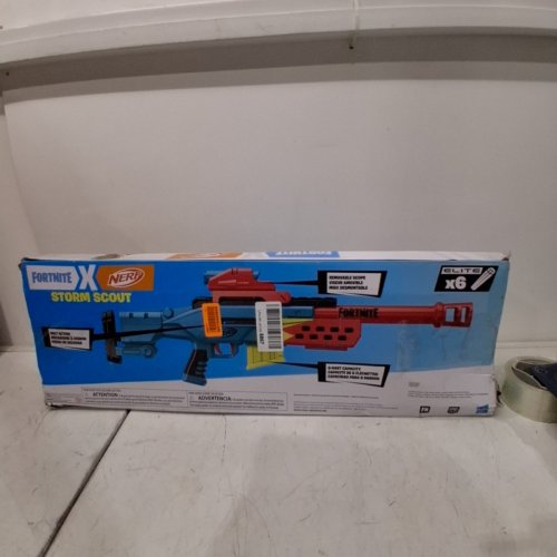 NERF X FORTNITE STORM SCOUT BLASTER WITH REMOVABLE SCOPE - 32" - MULTI-COLOUR image 4