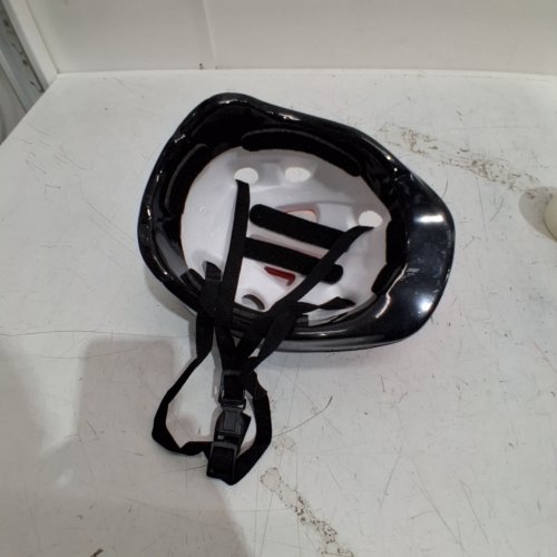 KID'S BICYCLE HELMET - RED/BLACK/FLAMES image 4