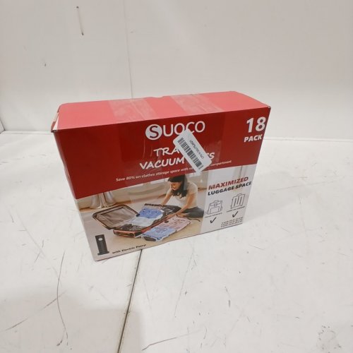 18PK SUOCO TRAVEL VACUUM BAGS FOR LUGGAGE- ASSORTED SIZES image 3