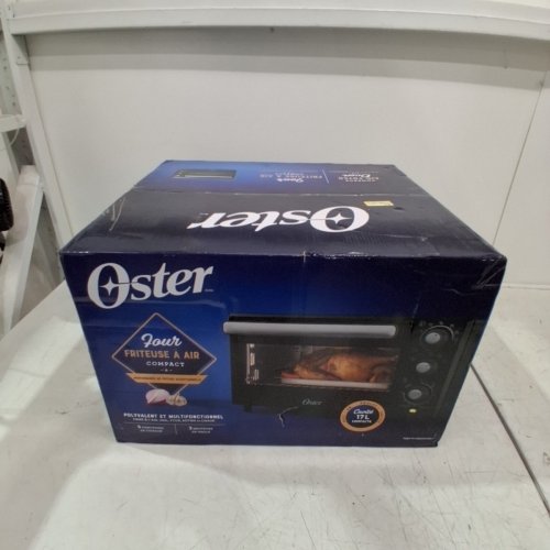 OSTER COMPACT COUNTERTOP AIR FRYER TOASTER OVEN - 18QT - BLACCK (MODEL: TSSTTV-CRCMAFBK1/ 2210065) image 2