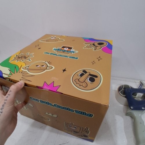 4PC KIDS SAINSMART BEAVERBOT BLADELESS CARDBOARD CUTTER - FOR AGE 3+ - BROWN (MODEL:C1) image 3