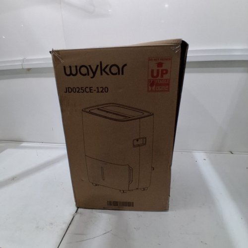 WAYKAR 120 PINTS ENERGY STAR DEHUMIDIFIER- FOR SPACES UP TO 6,000 SQ. FT 1.14 GALLONS WATER TANK-WHITE-(MODEL: JD025CE-120) image 6