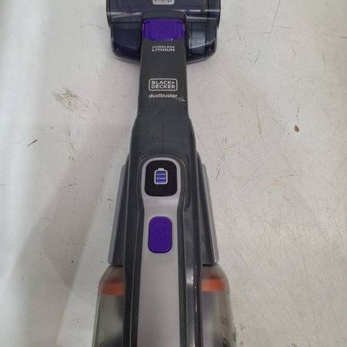 BLACK + DECKER CORDLESS DUSTBUSTER HANDHELD VACUUM FOR PETS - GREY/PURPLE (MODEL: HHVK515JP07) image 2