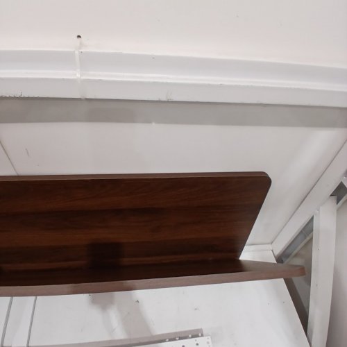 BEXEVUE ELECTRIC HEIGHT ADJUSTABLE STANDING DESK - 55" X 28" - DARK BROWN image 6