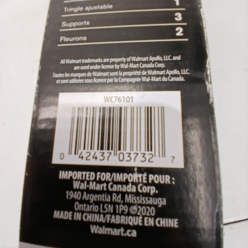 MAINSTAYS ADJUSTABLE DRAPERY ROD SET - 48-86" - BLACK (MODEL: WC76101) image 5