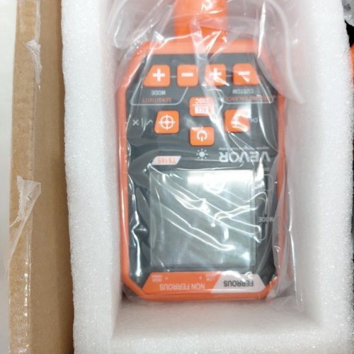 WATERPROOF METAL DETECTOR - 12" COIL - 39" TO 50" LENGTH - LCD SCREEN WITH 7 MODES AND HEADSET - IP68 WATER PROTECTION - ORANGE/BLACK (MODEL: TS185) image 3
