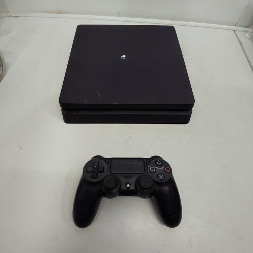 PLAYSTATION 4 (PS4) SLIM WITH WIRELESS CONTROLLER - 1TB - BLACK (MODEL: CUH-2215B) image 4