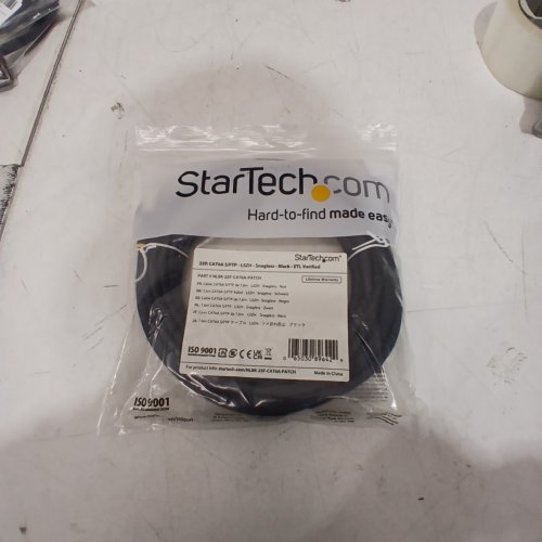 STARTECH CAT6A S/FTP ETHERNET PATCH CABLE - 25FT - BLACK (MODEL: NLBK-25F-CAT6A-PATCH) image 4