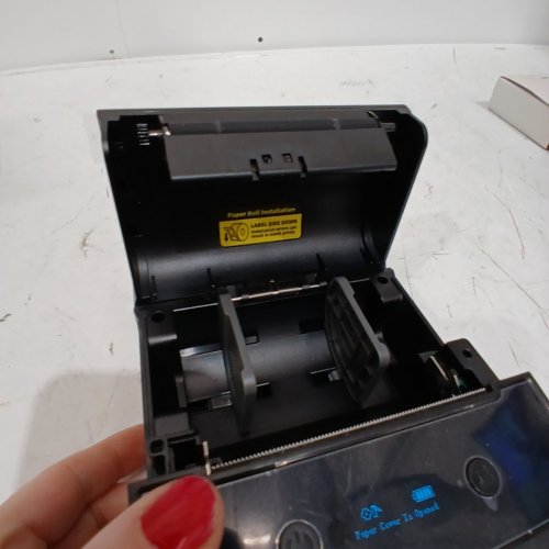 PHOMEMO LABEL PRINTER MACHINE, PORTABLE THERMAL LABEL MAKER - 3" LABELS - BLACK ROSE GOLD image 4